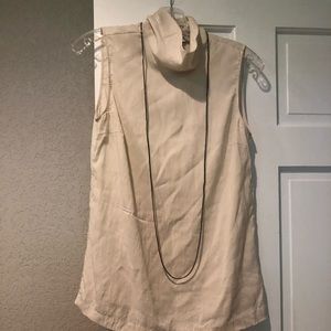 Brunello Cucinelli stretch silk sleeveless top